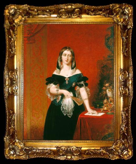 framed  Paul, John Portrait of Queen Victoria, ta009-2